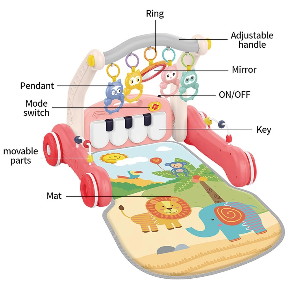 Baby Play Gym & Learning Walker - Suitable for 3 months & above