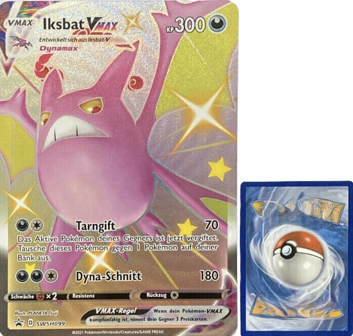 BB-Toy-Trades PKM Iksbat Vmax SWSH099 - German