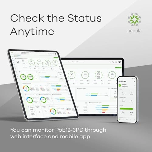 PoE12-3PD - 1-Port 60W in 3-Port 30W Out IEEE802.3af/at/bt Gigabit Up to 45W