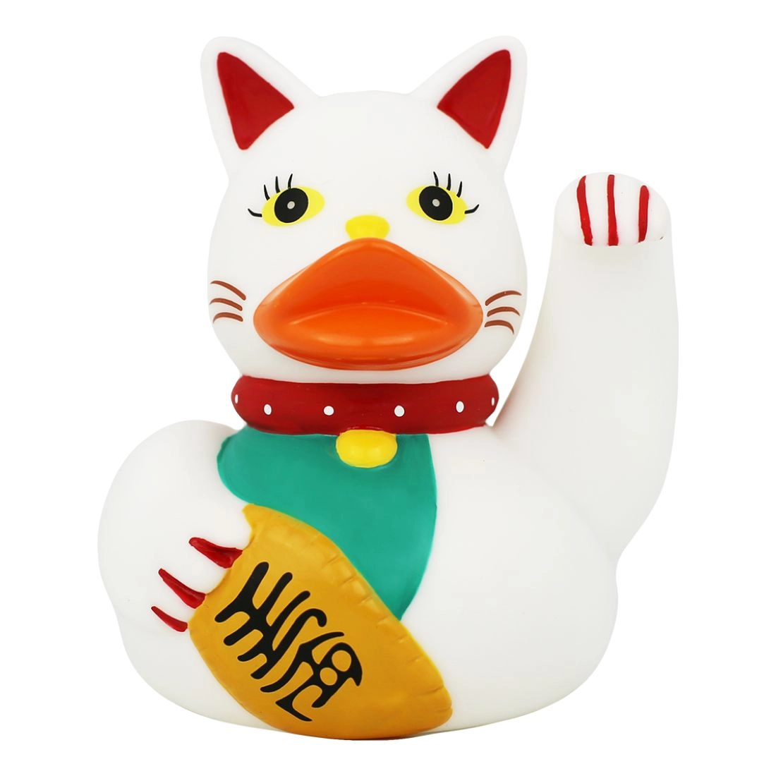 LILALU Lucky Cat Rubber Duck