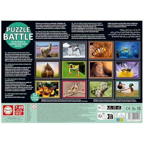 Nature 12-in-1 Puzzle (RTT-20119) - 504 pcs Set