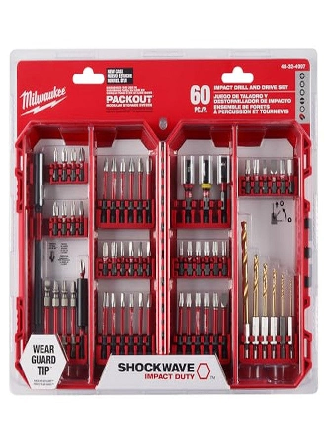 Shockwave Bit & Drill Bit Kit - 60 Pcs