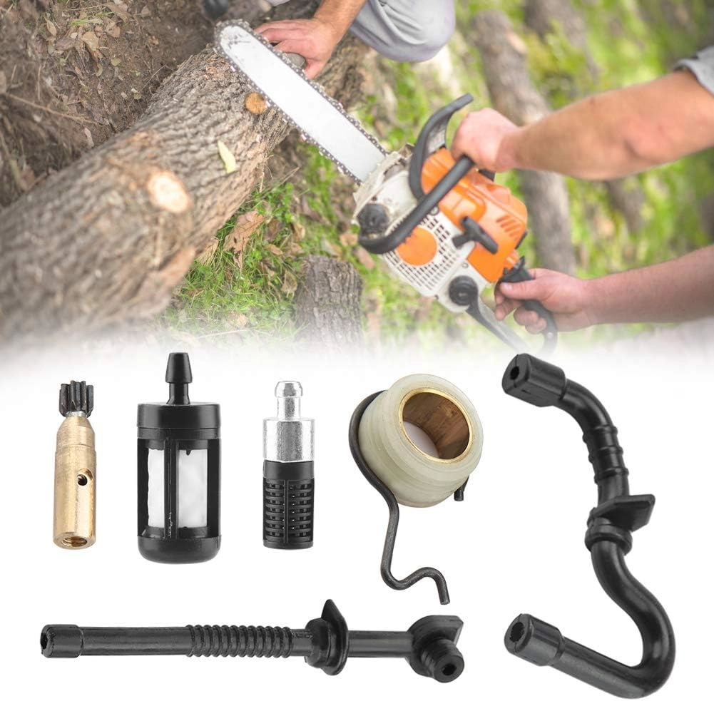 Worm Gear + Oil Pump + Oil Filter + Oil Line + Fuel Filter + Fuel Line