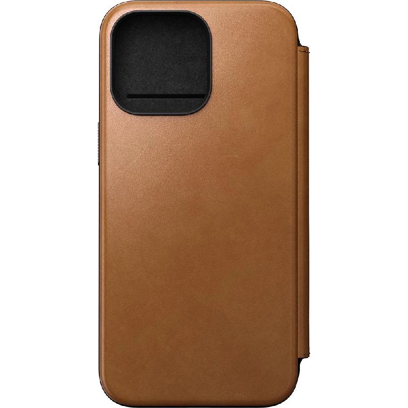 Modern Leather Folio Flip Cover with MagSafe for iPhone 17 Pro Max
