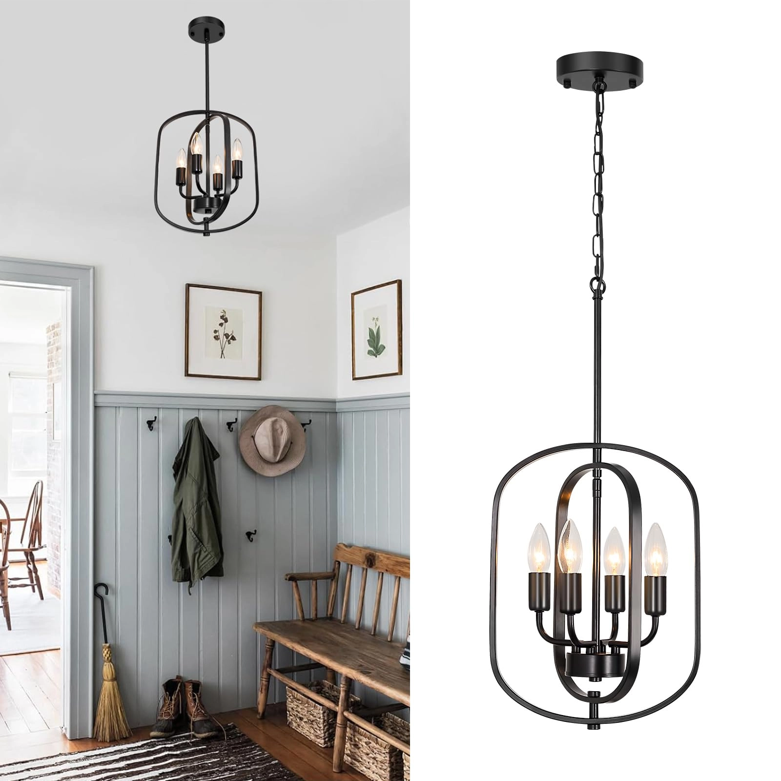 JHLBYL 4 Light Ceiling Light - Dimmable