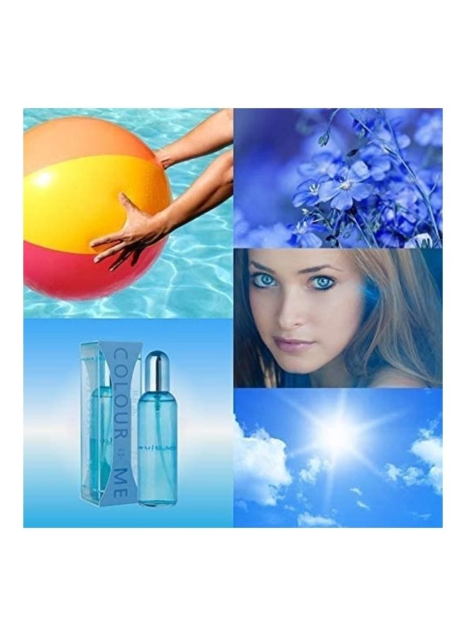 Colour Me Sky Blue Eau de Toilette 100 ml Bundle