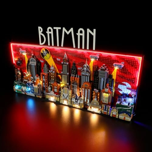Set of Lights for Lego 76271 Animated Series Gotham City Building Model - Gotham City LEGO