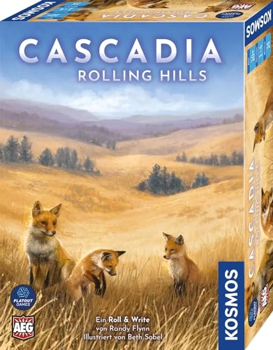 Cascadia Rolling Hills - Roll & Write (German)
