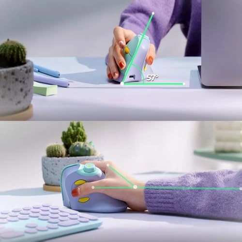 Ergonomic Vertical Mouse - Bluetooth, USB