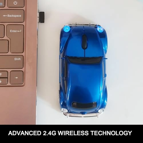 Sport Car Shaped Optical Mouse - Wireless
