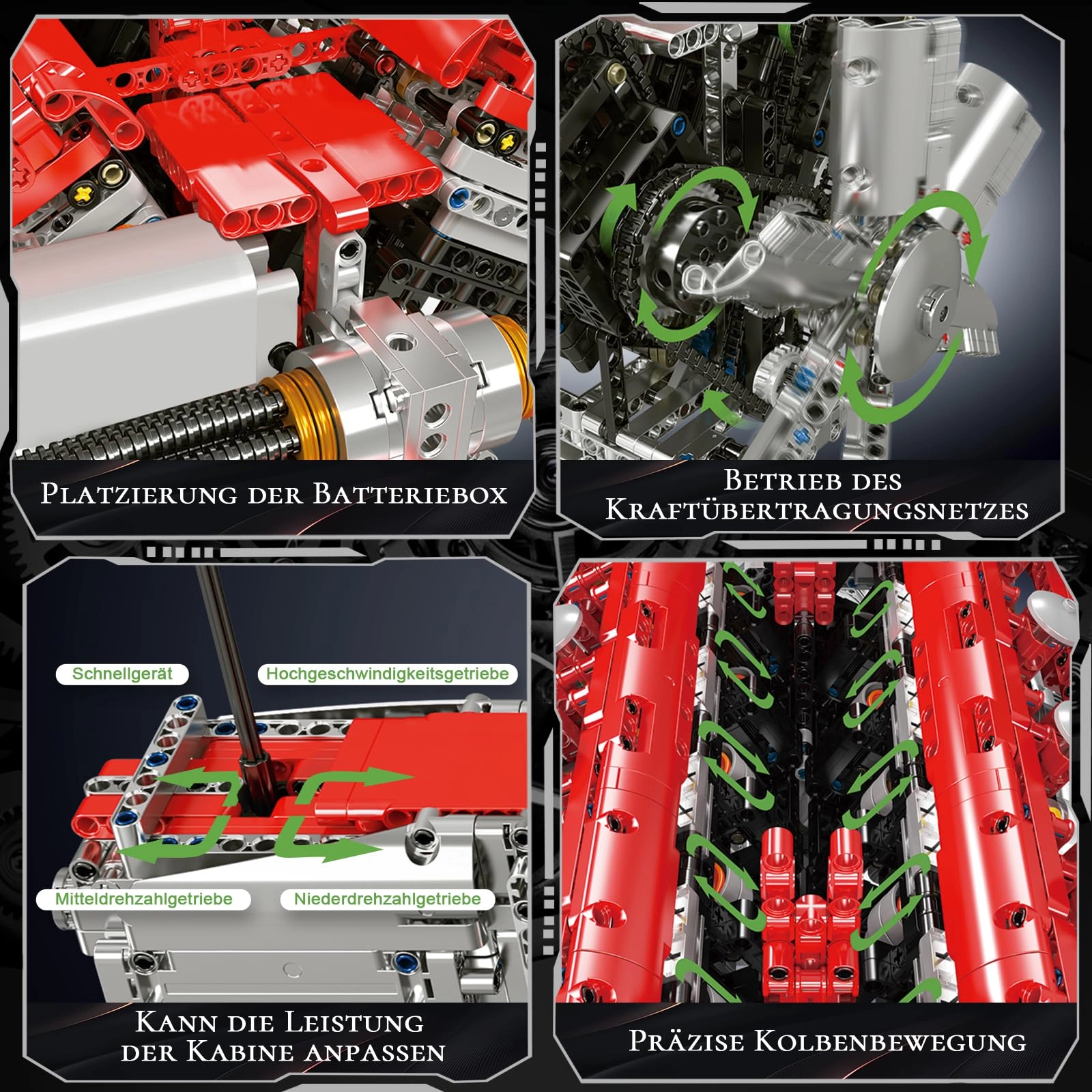 10169 V12 Engine - 3472 pcs