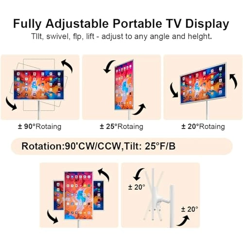 Mobile Portable TV - FHD 1080p 21.5 Inches