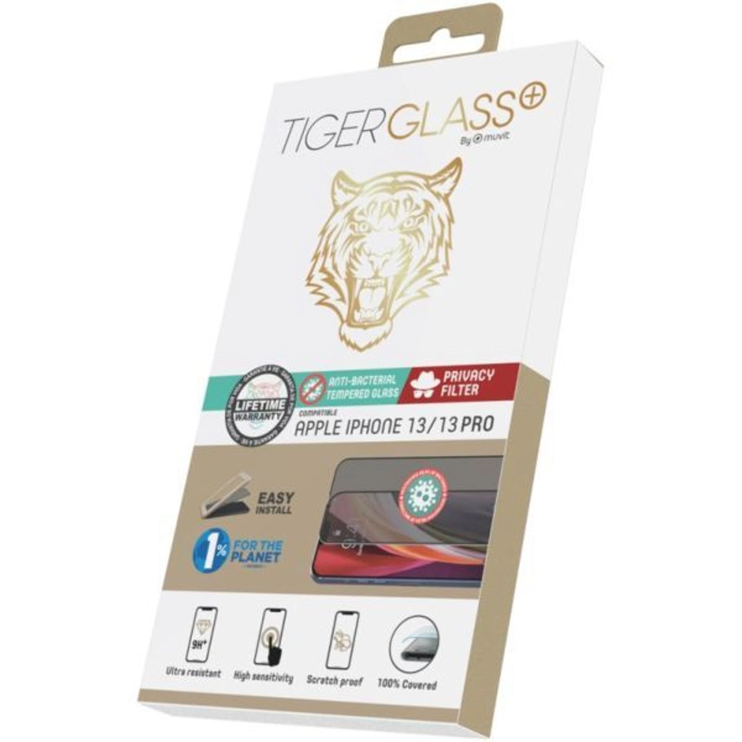 Tiger Glass Privacy Screen Protector - iPhone 13 / 13 Pro