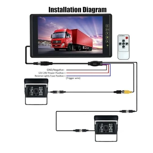 Mirror Monitor - 9 Inch