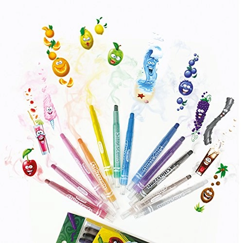 Mini Silly Scents Crayons - 12 Pcs