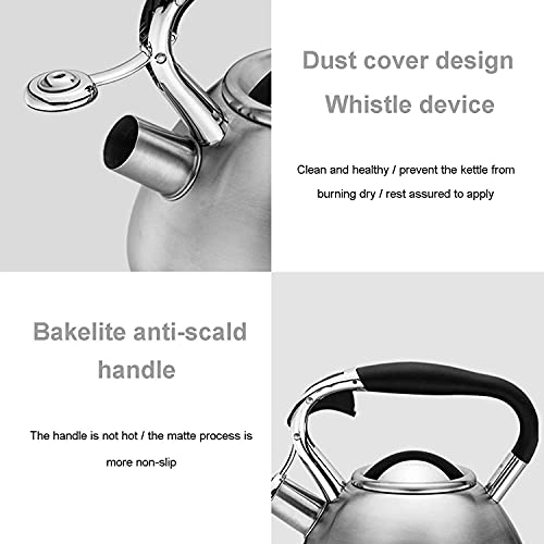 Stovetop Induction Whistling Kettle - 5L