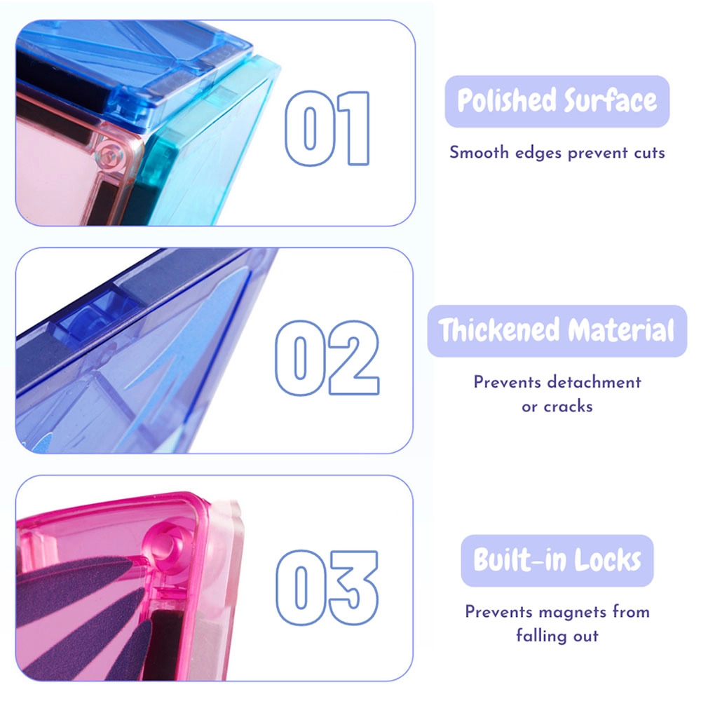 Animal Magnetic Tiles - Animals 40 pcs