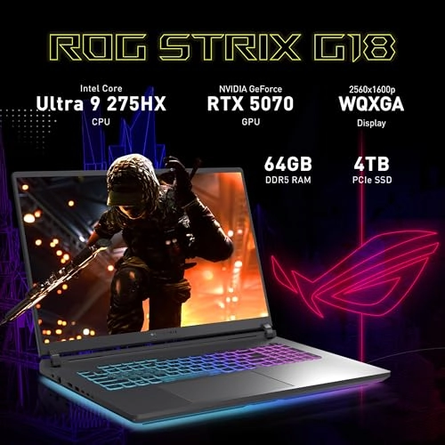 ROG Strix G18 - 18'' Ultra 9 275HX 64GB DDR5 4TB SSD