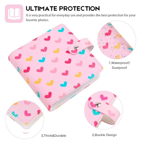 2x3" 112 Pockets Leather Photo Album