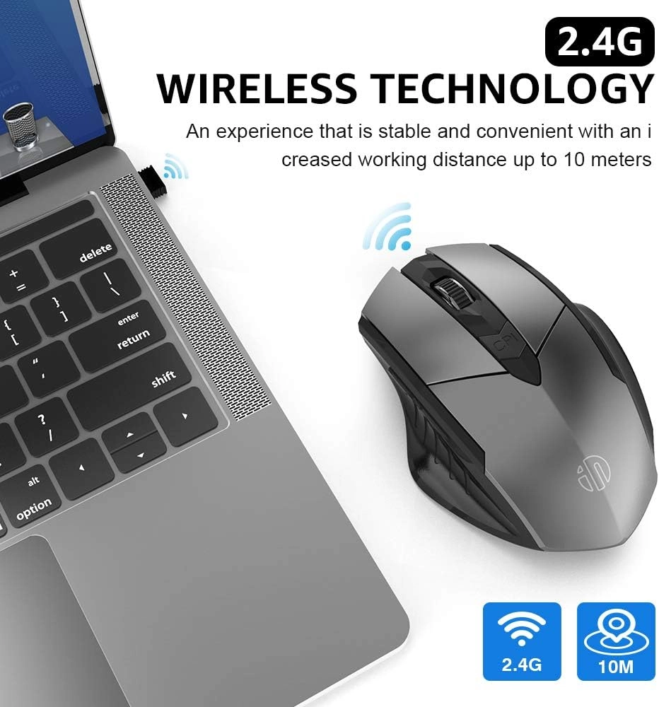 IN9 Tri-mode Wireless Mouse - Wireless