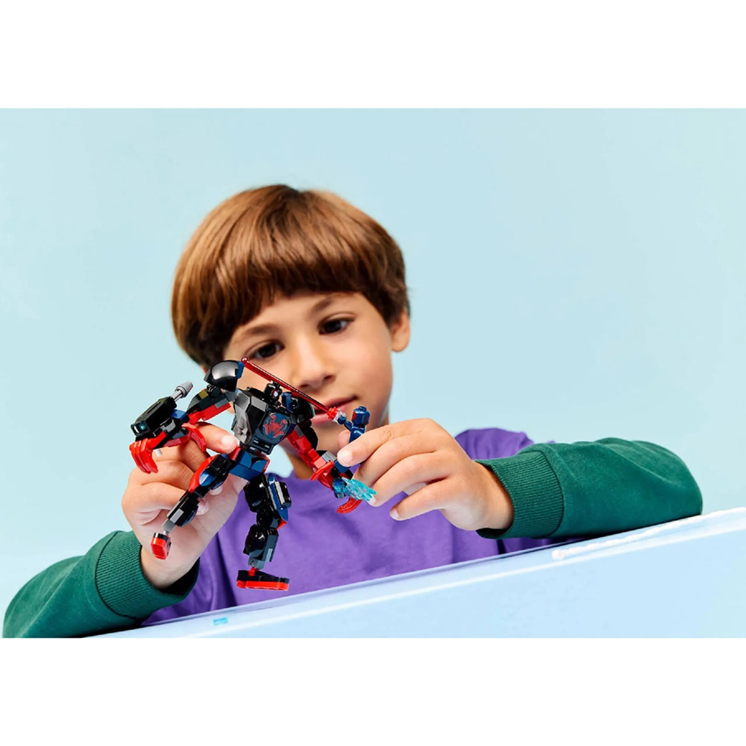 Miles Morales Mech Vs. Spider-Man 2099 - Super Heroes Marvel