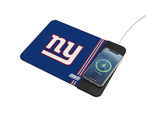 NFL Wireless Charging Mouse Pad - 22.86x9.91 cm