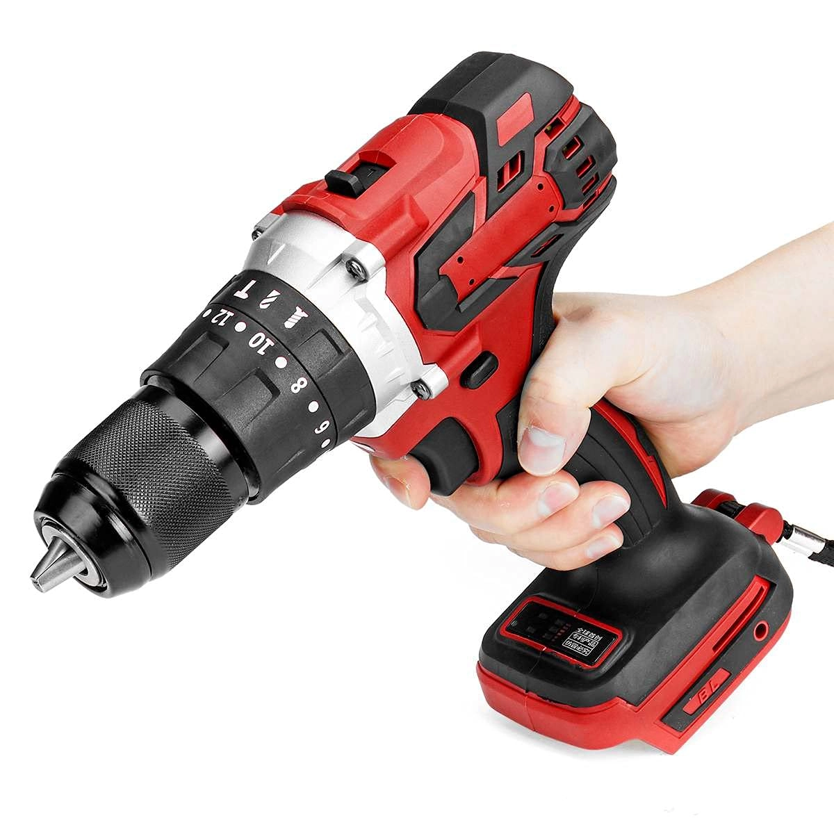 3 in 1 Electric Hammer Drill - Cordless 25+3 N.m 10mm