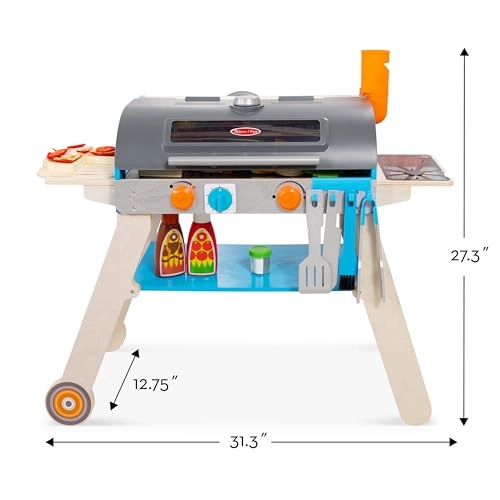 Deluxe Grill & Pizza Oven Play Set - 40 pcs (MD30608)