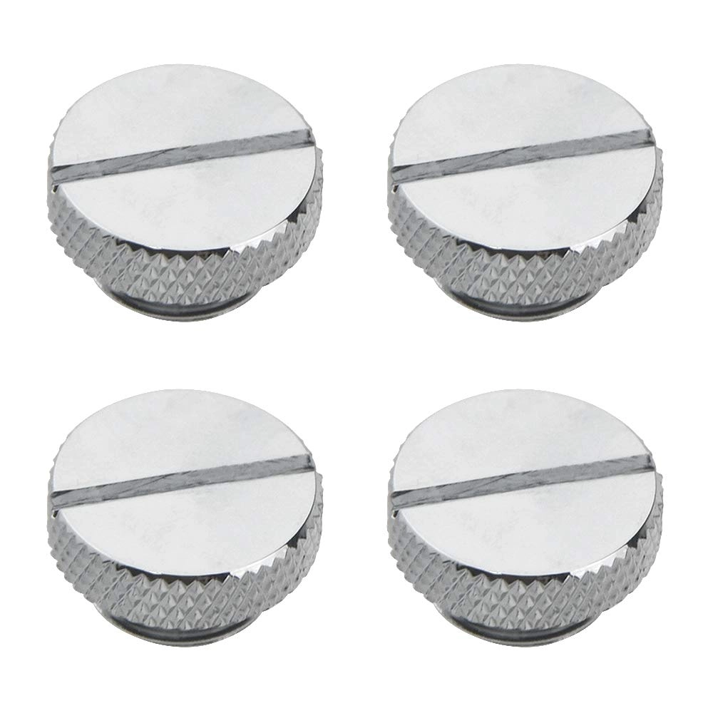 BXQINLENX Water Stop Plug - G1/4" Silver Chrome 4 PCS