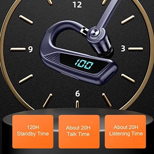 Single Ear Bluetooth Earpiece - Wireless Headset