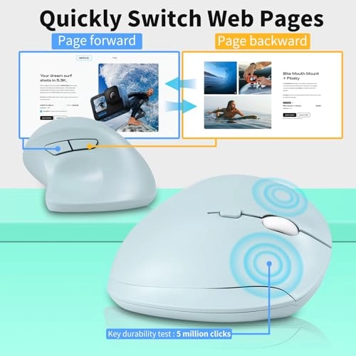 Ergonomic Vertical Mouse - Bluetooth