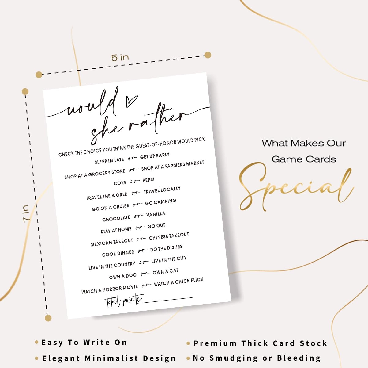 Bridal Shower Bingo - 25 pieces Unisex-Adults