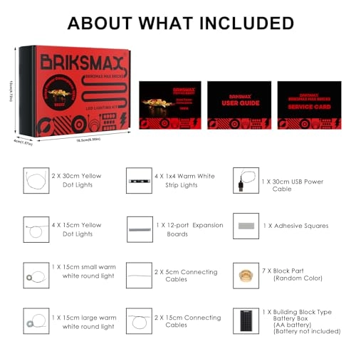 LED Light for LEGO Dried Flower Centerpiece 10314