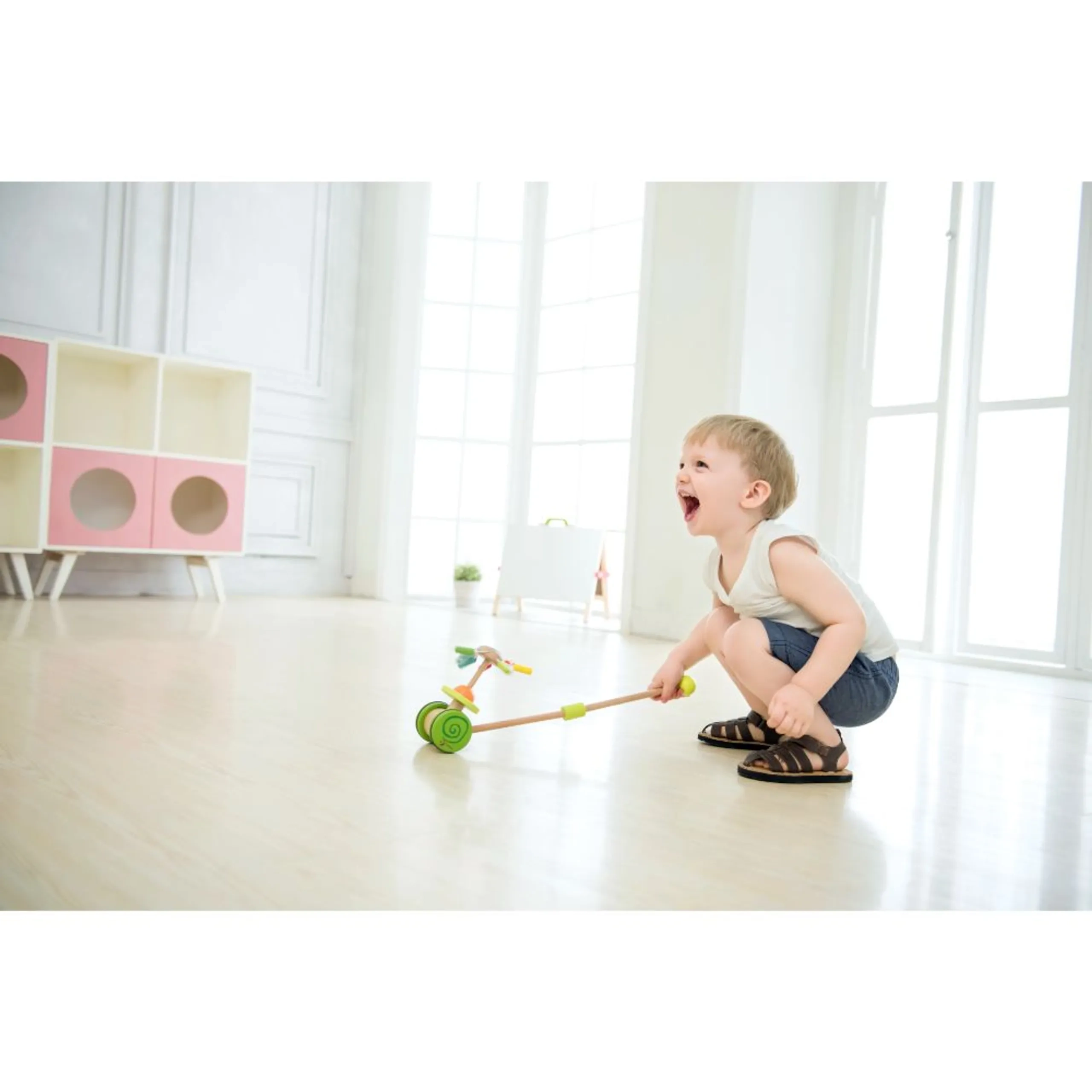 Rainbow Push Along Toy