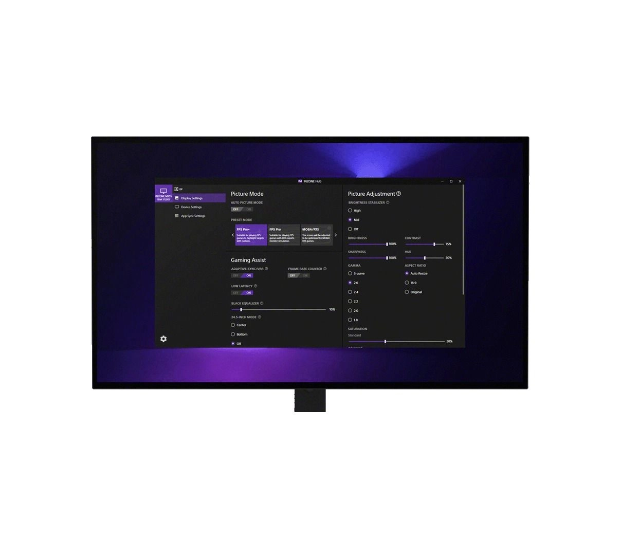 INZONE M10S - SDM27Q10S 27 inch 2560 X 1440