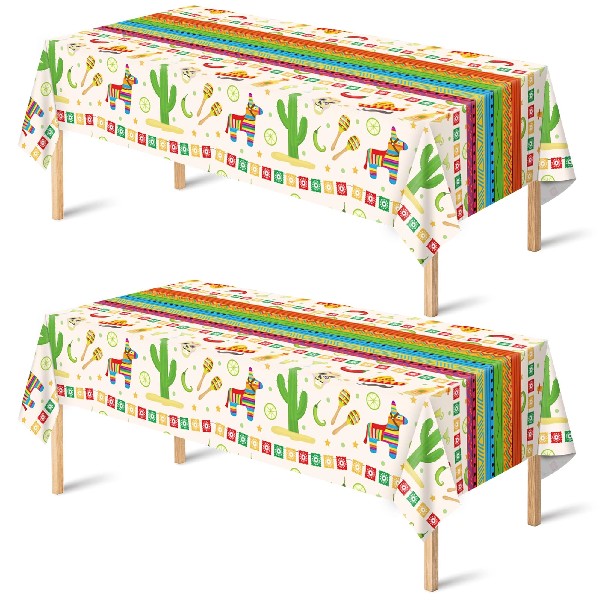 OHOME Cinco De Mayo Tablecloth - 2.0 Count Cinco De Mayo Decorations