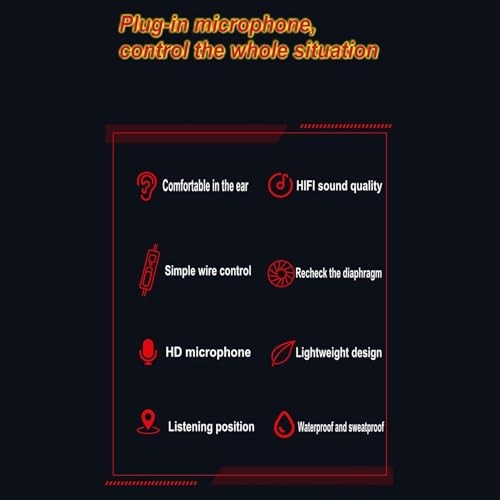 3.5mm Metal In-ear Headphones Wired Earbud