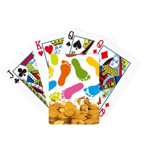 Shoe Prints Footprint Modern Style Fashion Poster - Safe and quality paper Bridge Size ( 5.7 x 8.8cm / 2.2 x 3.5 inch)