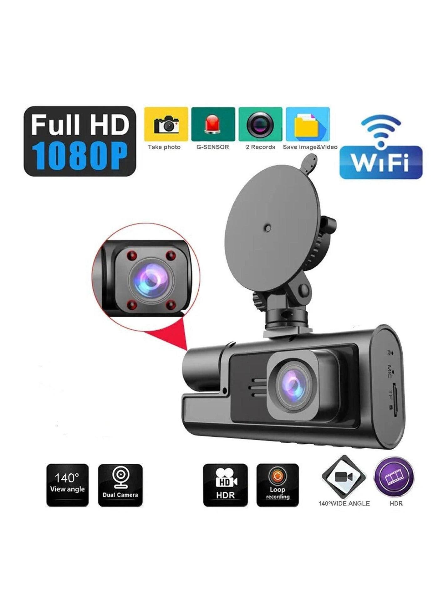 Dash Cam - 1080P