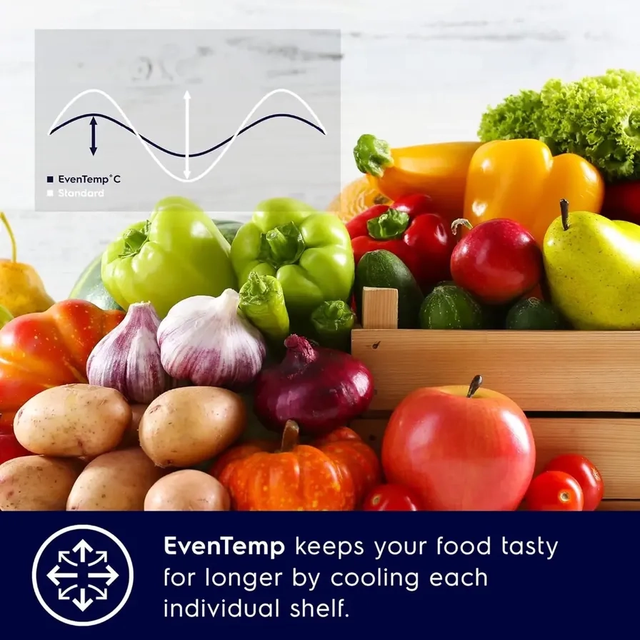 Side By Side Refrigerator - Matte black steel Inverter compressor