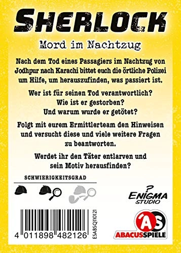 Sherlock - Mord im Nachtzug - Card Game (German)