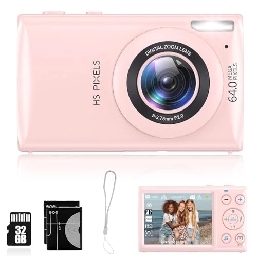 4K Digital Camera - 64MP 18X Digital Zoom