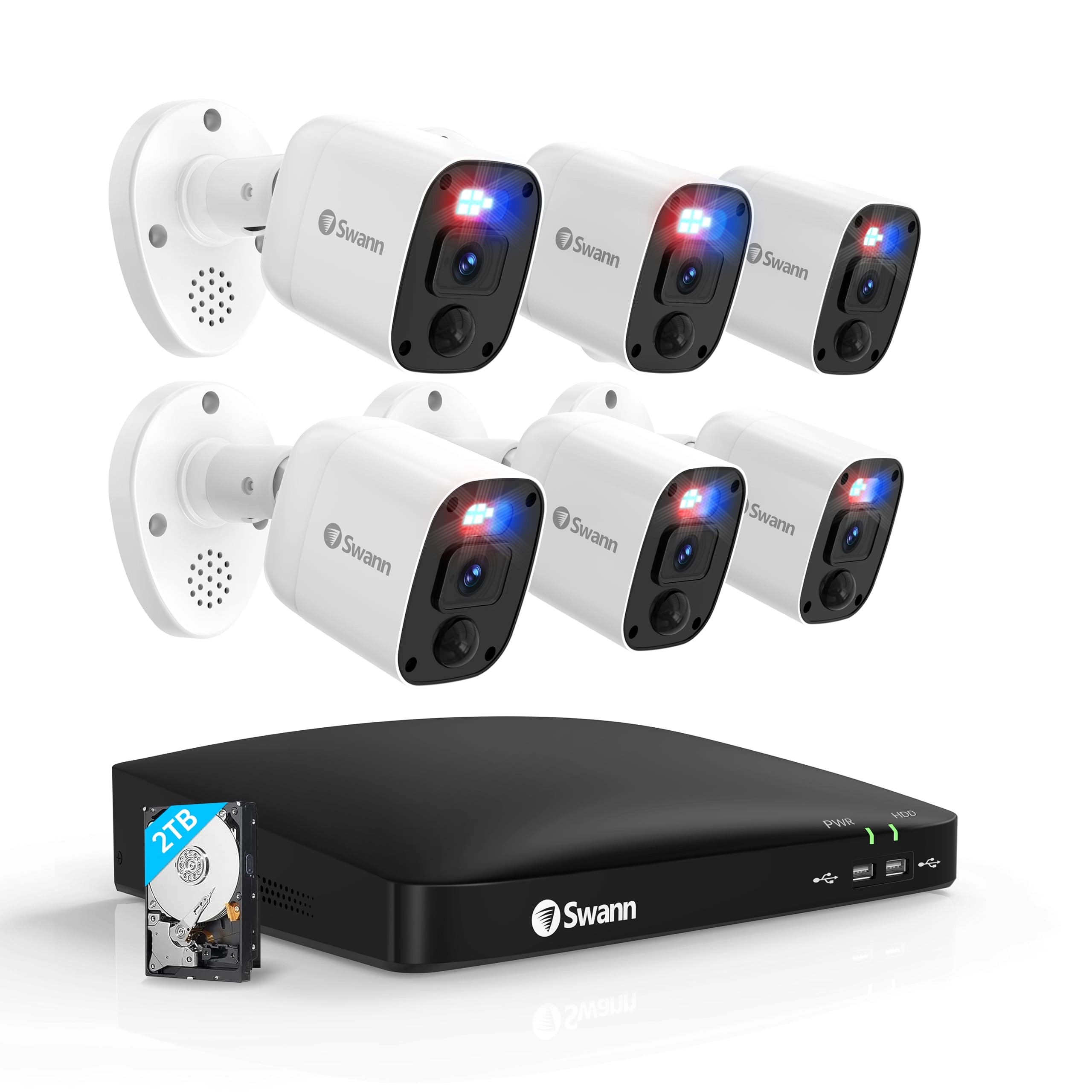 Swann DVR Bullet Enforcer - 2TB 8 Channel