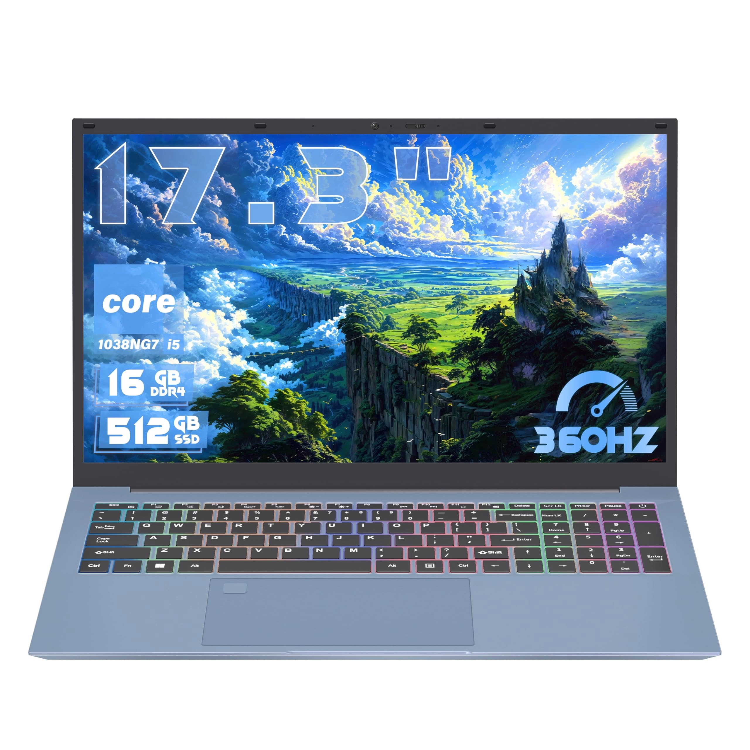 Core i5-1038NG7 - 17.3'' Core i5-1038NG7 16GB DDR4 1T SSD