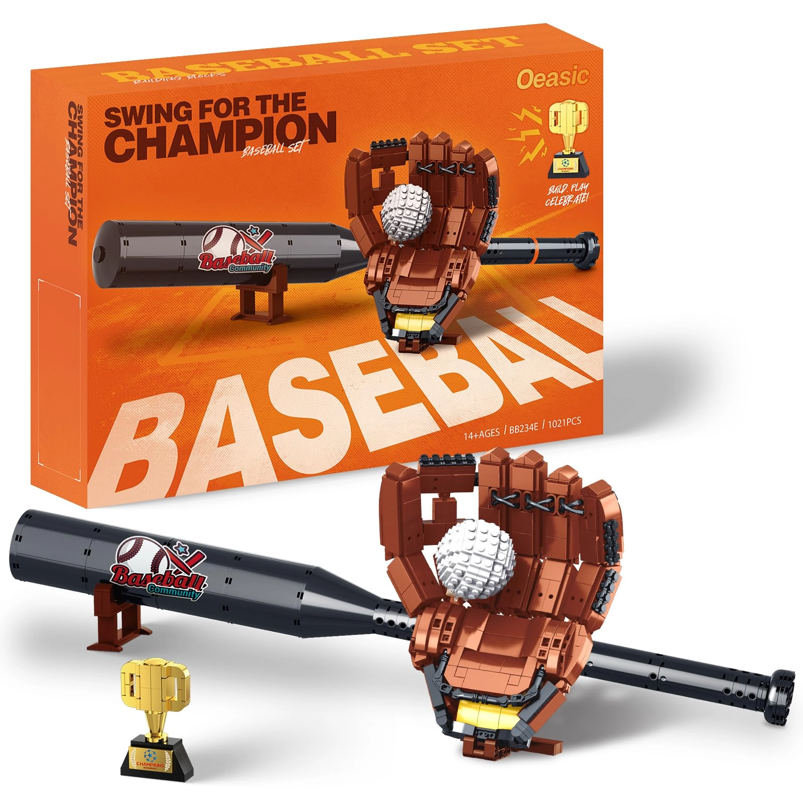 Oeasic Baseball Building Kit (BB234E) - Baseball
