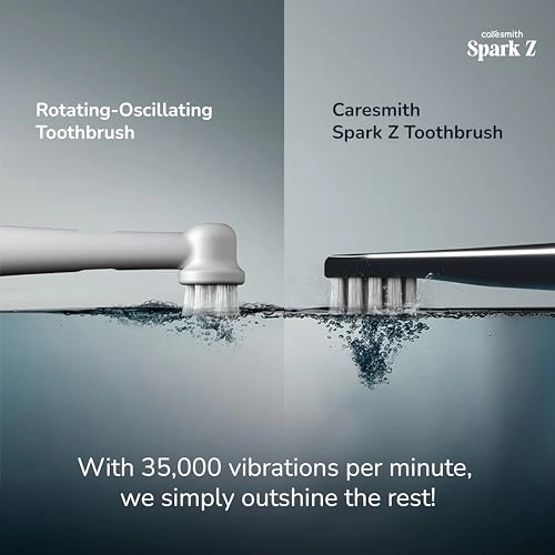 Spark Z - 3 Brush Heads 35000 Sonic Vibrations USB Type C