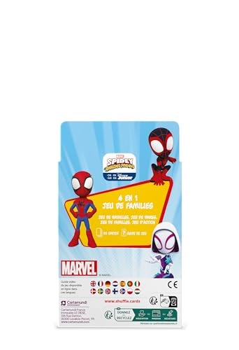 Spidey and His Extraordinary Friends: 4 Games in 1 - Card Game (French)