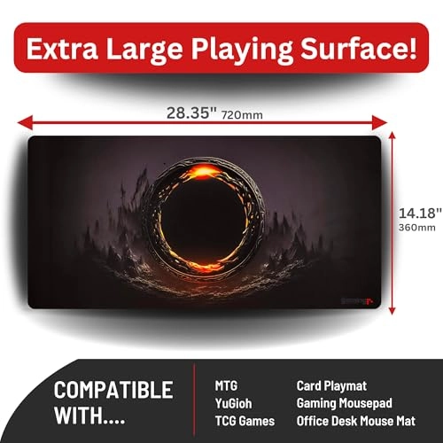 MTG Playmat Polyester Gaming Mouse Pad - 72x36 cm