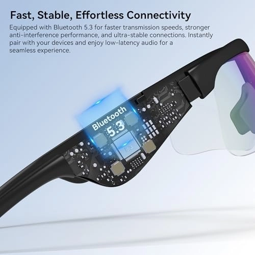 2025 Upgraded Smart Bluetooth Glasses - Touch Control 12H Battery