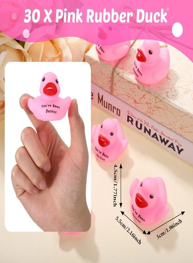 Rubber Ducks - 30 Pcs Pink 2.16 Inch